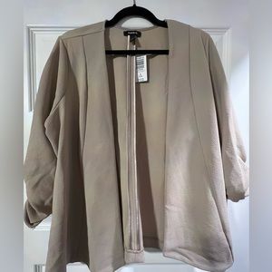 Knit Drape Blazer